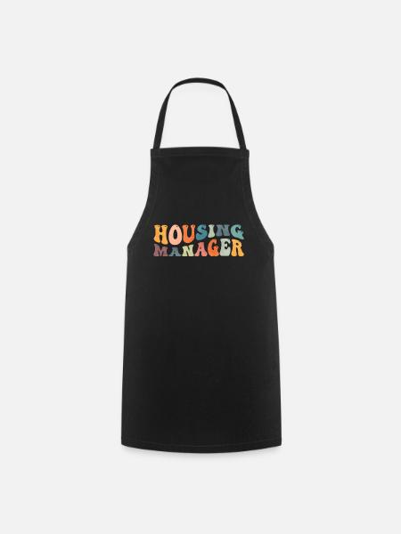Groovy Housing Manager Hausprojektleiter - Kochschürze - Schwarz