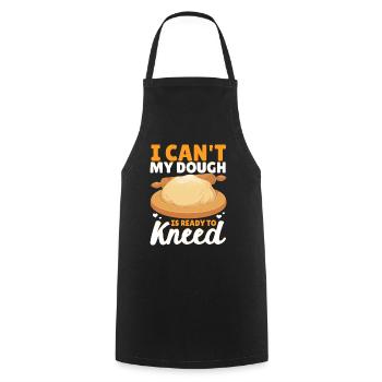 Funny bread baking baker - Cooking Apron - black - Front - AI Model Male 185 dark (185cm)