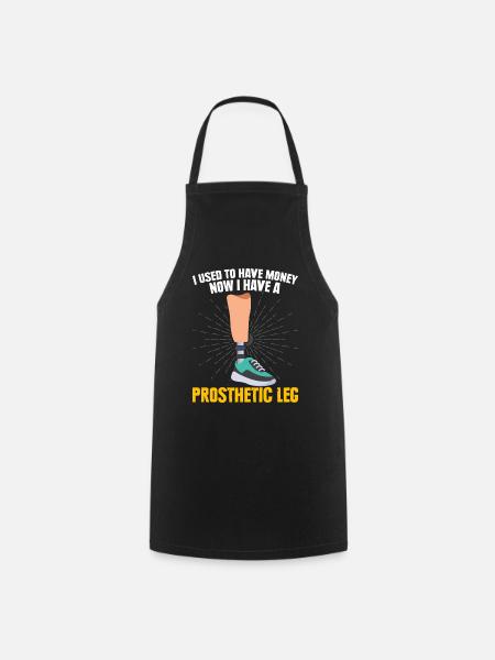 Amputee - Cooking Apron - black