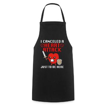 Drôle de récupération pendant la chirurgie ouverte - Tablier de cuisine - noir - Devant - AI Model Male 185 dark (185cm)