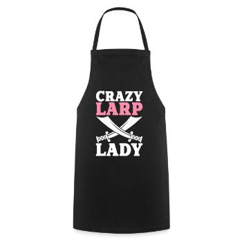Live-Action Role-Playing Games - Cooking Apron - black - Front - AI Model Male 185 dark (185cm)