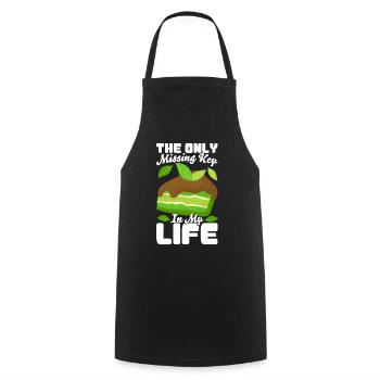 Dessert für Key Lime Pie-Liebhaber - Kochschürze - Schwarz - Vorne - AI Model Male 185 dark (185cm)
