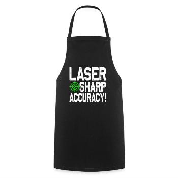Laser Tag Player - Cooking Apron - black - Front - AI Model Male 185 dark (185cm)