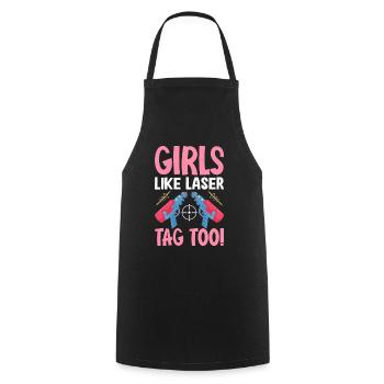 Player - Cooking Apron - black - Front - AI Model Male 185 dark (185cm)