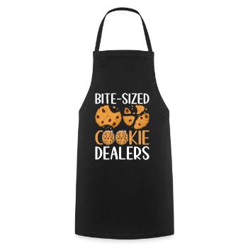 Cookie Scout - Cooking Apron - black - Front - AI Model Male 185 dark (185cm)