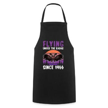 Mothman Kryptide Kryptozoologie - Kochschürze - Schwarz - Vorne - AI Model Male 185 dark (185cm)