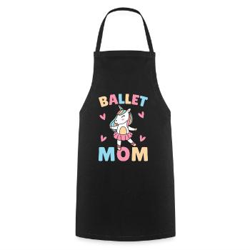 Ballerina - Cooking Apron - black - Front - AI Model Male 185 dark (185cm)