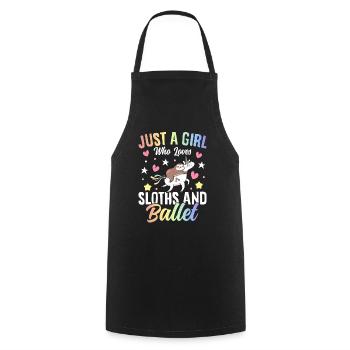 Ballerina - Cooking Apron - black - Front - AI Model Male 185 dark (185cm)