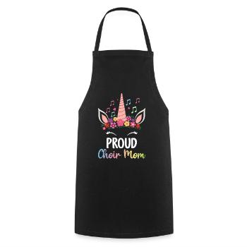 Chant choral Chanteur de chorale - Tablier de cuisine - noir - Devant - AI Model Male 185 dark (185cm)