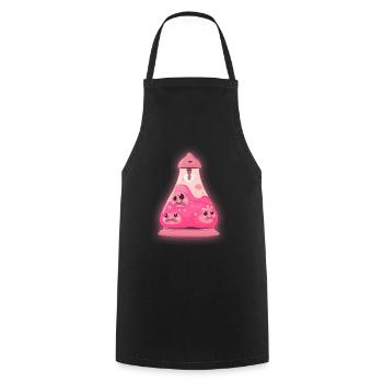 Kawaii Blobfish Lava Lamp - Cooking Apron - black - Front - AI Model Male 185 dark (185cm)