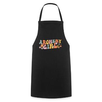 Groovy Archer - Cooking Apron - black - Front - AI Model Male 185 dark (185cm)