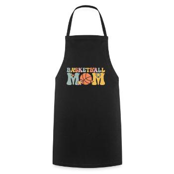 Groovy Mommy - Kochschürze - Schwarz - Vorne - AI Model Male 185 dark (185cm)