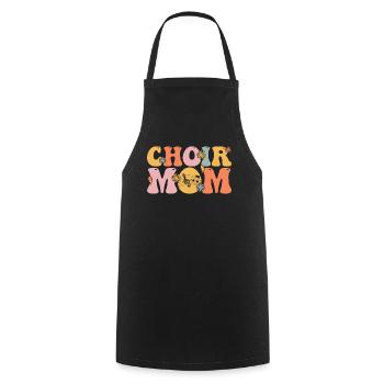 Groovy Chanteur Chanteur Choriste - Tablier de cuisine - noir - Devant - AI Model Male 185 dark (185cm)