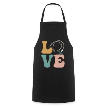 Phlebotomist Phlebotomy Technician Blood Donor - Cooking Apron - black - Front - AI Model Male 185 dark (185cm)