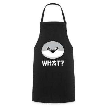 Drôle Sacabambaspis Visage Poisson Meme - Tablier de cuisine - noir - Devant - AI Model Male 185 dark (185cm)