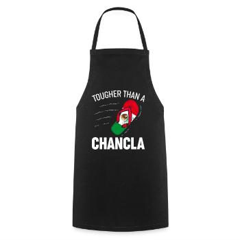 Flag of La Chancla Mexican Mexico - Cooking Apron - black - Front - AI Model Male 185 dark (185cm)