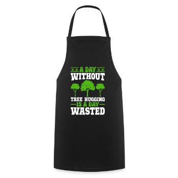 Tree Protector - Cooking Apron - black - Front - AI Model Male 185 dark (185cm)