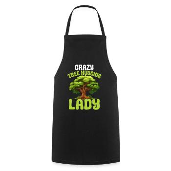 Environnementaliste et défenseur de l’environnement - Tablier de cuisine - noir - Devant - AI Model Male 185 dark (185cm)