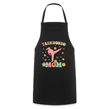 Groovy Karate Female - Cooking Apron - black - Front - AI Model Male 185 dark (185cm)