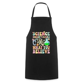 Groovy Science Teacher - Cooking Apron - black - Front - AI Model Male 185 dark (185cm)