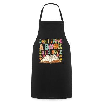 Read Groovy Book Reader - Cooking Apron - black - Front - AI Model Male 185 dark (185cm)