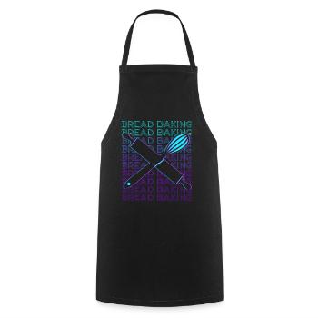 Bread Baking Bread Baker Bakery Retro - Cooking Apron - black - Front - AI Model Male 185 dark (185cm)