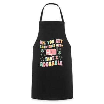 Postal Service Postal Employee Postman You Get - Cooking Apron - black - Front - AI Model Male 185 dark (185cm)