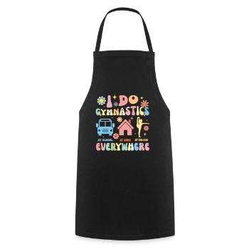Gymnastics Gymnastics Gymnastics Groovy Gymnast Acrob - Cooking Apron - black - Front - AI Model Male 185 dark (185cm)