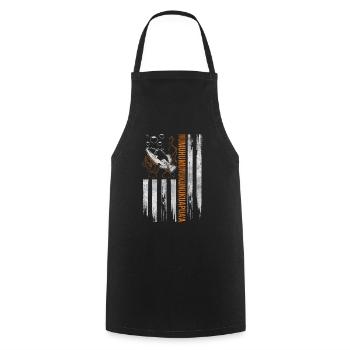 Humuhumunukunukuapua’a pousseur de récif hawaïen - Tablier de cuisine - noir - Devant - AI Model Male 185 dark (185cm)