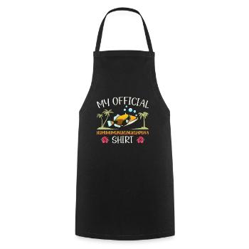 Humuhumunukunukuapua'a Hawaiian Reef Pusher - Cooking Apron - black - Front - AI Model Male 185 dark (185cm)