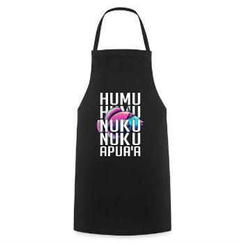 Humuhumunukunukuapua'a Hawaii-Riff-Drückerfisch - Kochschürze - Schwarz - Vorne - AI Model Male 185 dark (185cm)