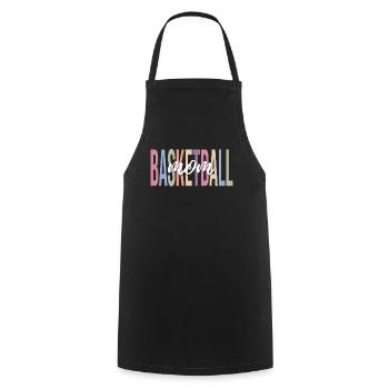Basketball player - Cooking Apron - black - Front - AI Model Male 185 dark (185cm)