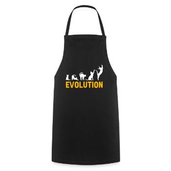 Big Floppa Karakal Cat Meme - Cooking Apron - black - Front - AI Model Male 185 dark (185cm)