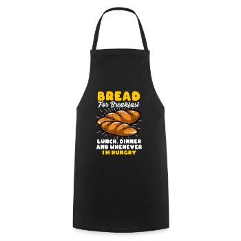 Bread Baking Bread Maker - Cooking Apron - black - Front - AI Model Male 185 dark (185cm)