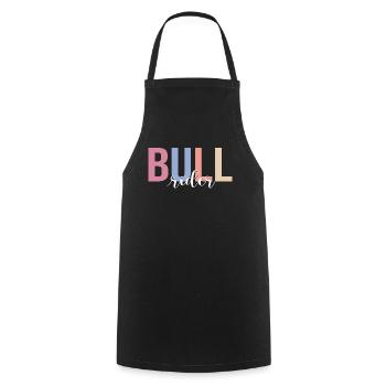 Bull Rider Bull Riding Cowboy - Cooking Apron - black - Front - AI Model Male 185 dark (185cm)