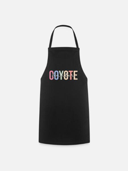 Chasseurs de coyotes Chasse au coyote - Tablier de cuisine - noir