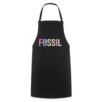 Fossil Collector Paleontology Fossil Hunter Palaean - Cooking Apron - black - Front - AI Model Male 185 dark (185cm)