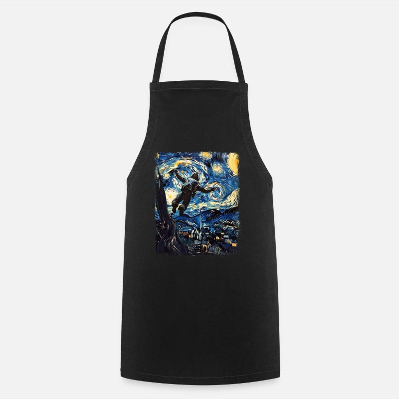 Skydiving Parachutist Parachutist - Cooking Apron - black
