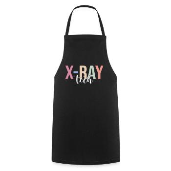 X-ray Technician Radiology Technologist R - Cooking Apron - black - Front - AI Model Male 185 dark (185cm)