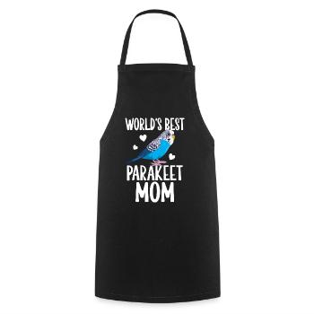 Meilleur Perruche Maman Perruche Perroquet Wel - Tablier de cuisine - noir - Devant - AI Model Male 185 dark (185cm)