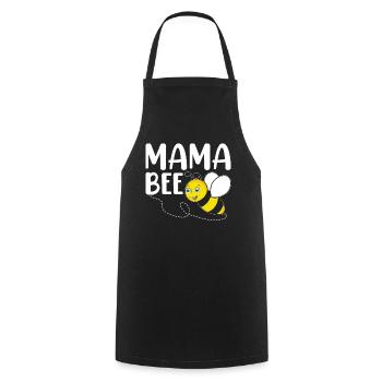 Beekeeper Beekeeping Mama Mama Bee - Cooking Apron - black - Front - AI Model Male 185 dark (185cm)