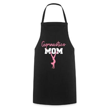 Gymnastics Mom Gymnast Mom Women Gymnastics - Cooking Apron - black - Front - AI Model Male 185 dark (185cm)