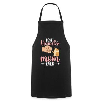 Meilleure maman hamster de tous les temps Hammy - Tablier de cuisine - noir - Devant - AI Model Male 185 dark (185cm)