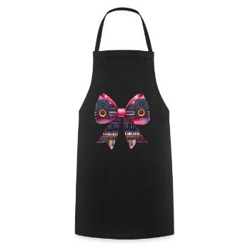Coquette Bow Sound Engineer Sound Engineer - Cooking Apron - black - Front - AI Model Male 185 dark (185cm)