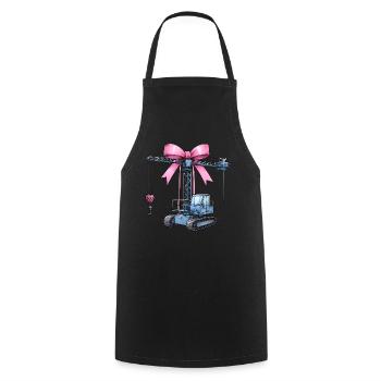 Coquette Arch Grutier Opérateur de grue - Tablier de cuisine - noir - Devant - AI Model Male 185 dark (185cm)