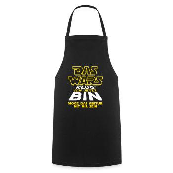 Das Wars - Abi 25 - Abitur 2025 - Spruch - Kochschürze - Schwarz - Vorne - AI Model Male 185 dark (185cm)