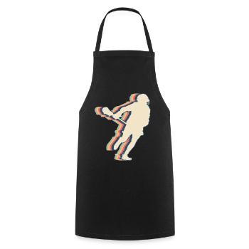Lacrosse Players Coaches Team Coaches Lax - Cooking Apron - black - Front - AI Model Male 185 dark (185cm)