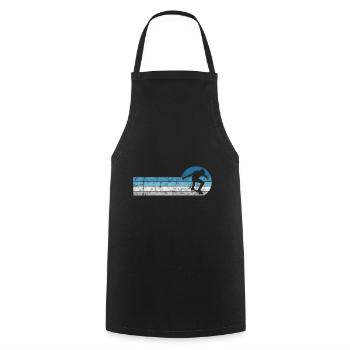 Skateboarder Skateboard Skater Skate Skateing - Cooking Apron - black - Front - AI Model Male 185 dark (185cm)