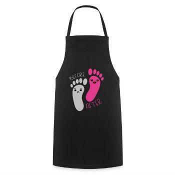 Podologe Fußpflege Pediküre Podologie Geschenke - Kochschürze - Schwarz - Vorne - AI Model Male 185 dark (185cm)