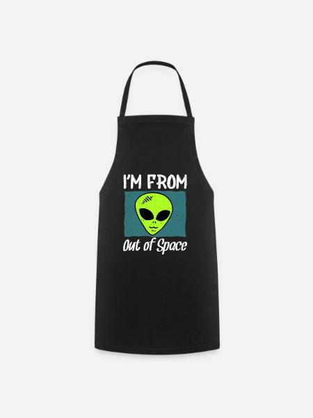 ALIEN UFO I 1M FROM OUT OF SPACE - Tablier de cuisine - noir